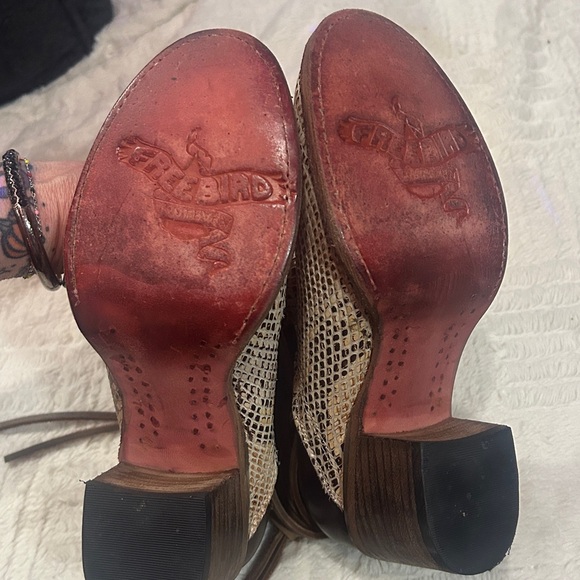 Freebirds- CASEY Snakeskin Western Boots - Picture 4 of 5